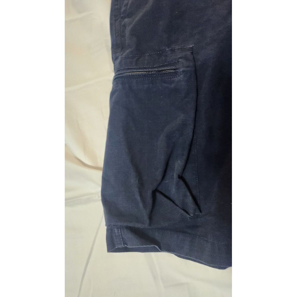 Nike Cargo Shorts Mens 38 Navy Multi Pockets Cotton Canvas - Picture 7 of 9